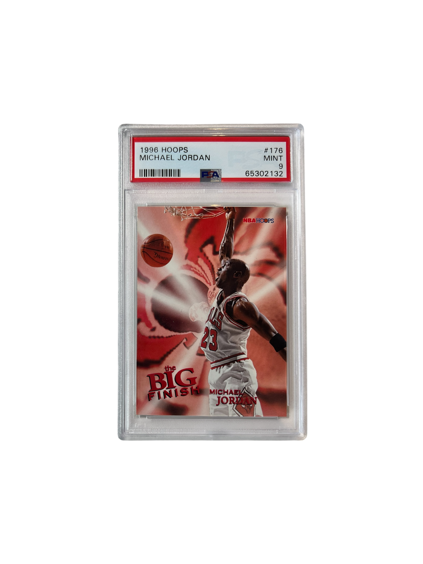 1996 Hoops Michael Jordan PSA 9 card