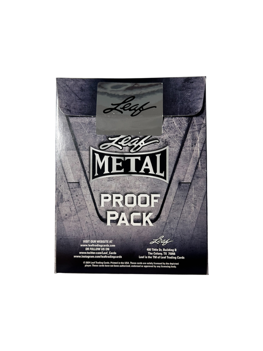 2024 Leaf Metal Proof 1/1 Pack