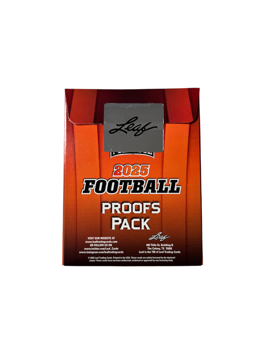 2025 Leaf Metal US Football Proof 1/1 Pack