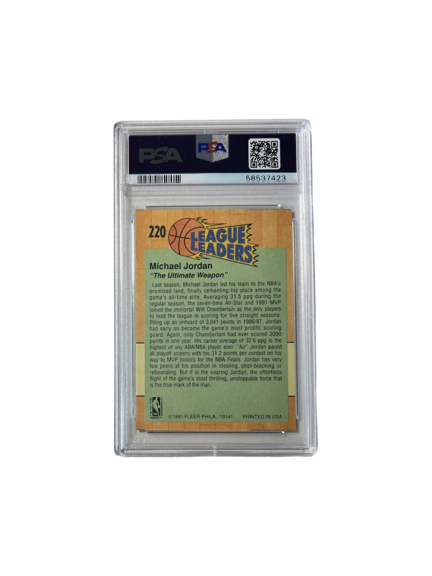 1991 Fleer Michael Jordan