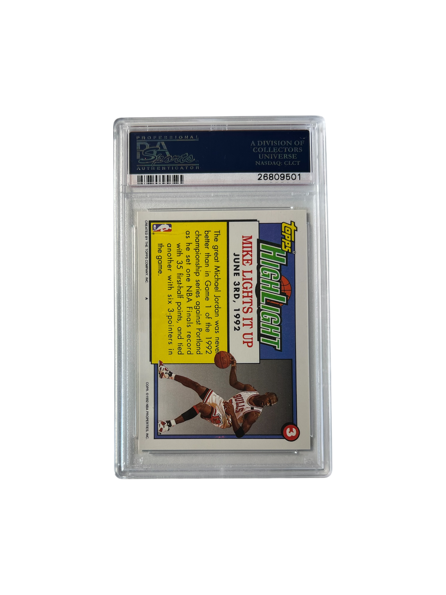 1992 Topps Michael Jordan