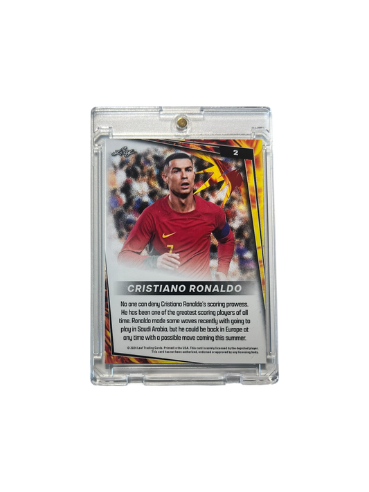 2024 Leaf Cristiano Ronaldo card