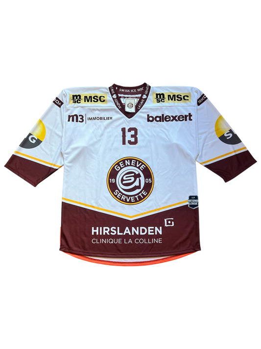 Geneve Servette HC Luca Hischier signed Jersey
