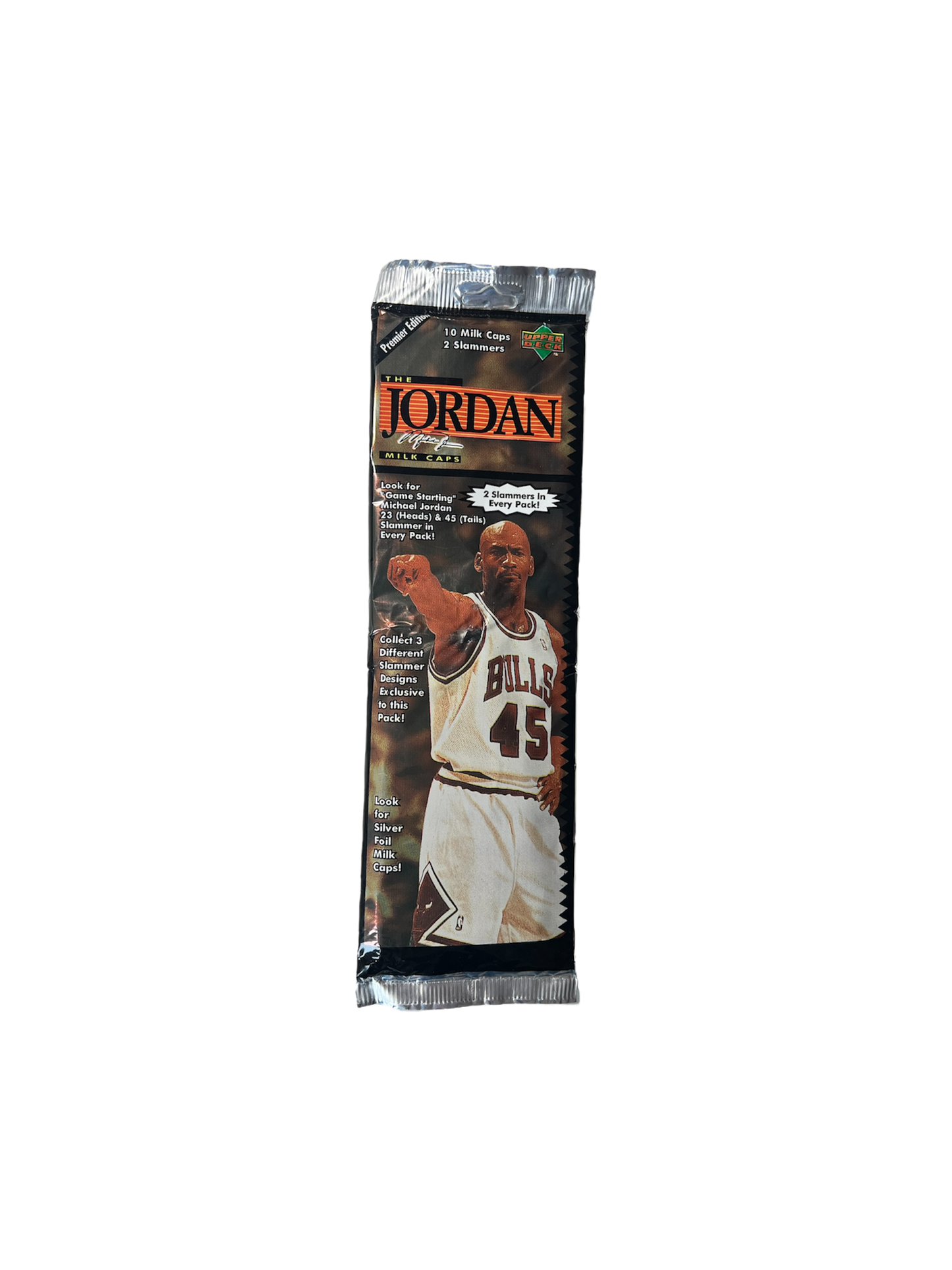 1995 Upper Deck Chicago Bulls Michael Jordan Milk Caps POGs pack