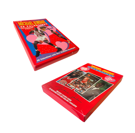 Set of 1991 Cleo Michael Jordan Valentines Collection Card Sealed Boxes