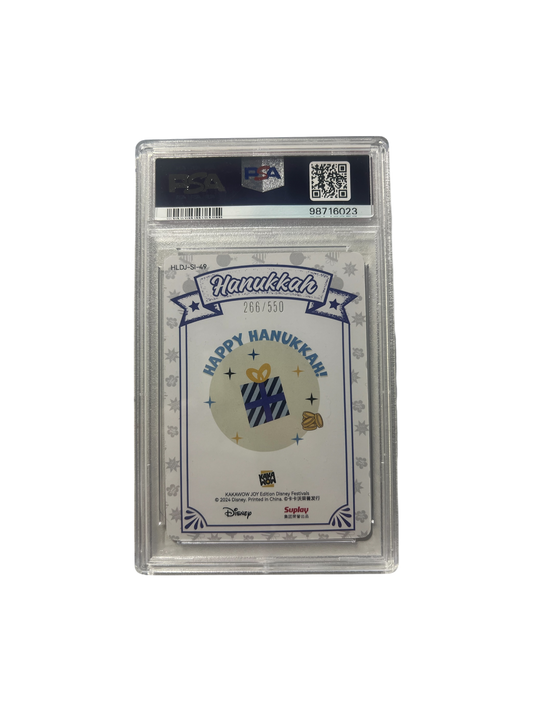 2024 KKW Disney Festivals Mickey & Friends Hanukkah /550 PSA Card
