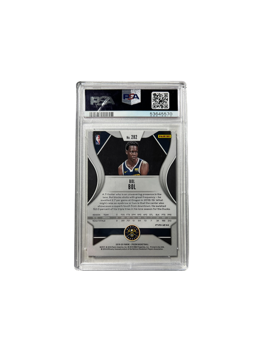 2019 Panini Prizm Bol Bol Silver Prizm PSA Card