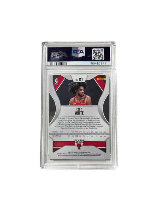 2019 Panini Prizm Coby White PSA Card