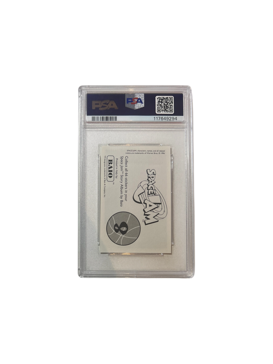 1996 BAIO Space Jam Michael Jordan sticker PSA Card
