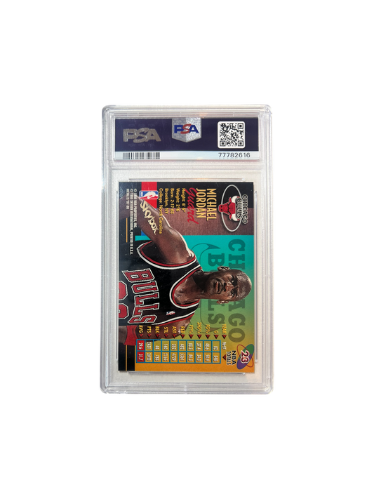 1997 Metal Universe Championship Michael Jordan PSA Card