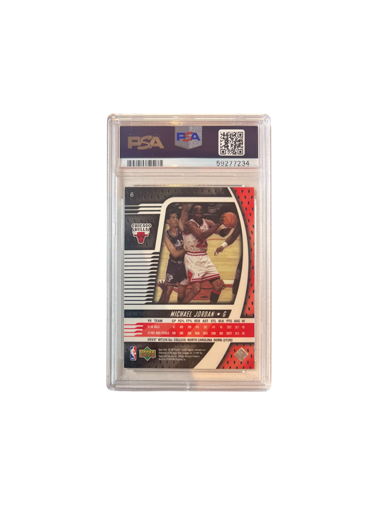 1998 Upper Deck IONIX Michael Jordan #6 PSA Card