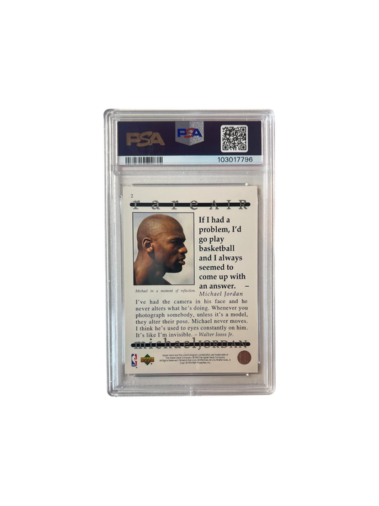 1994 Upper Deck Rare Air Michael Jordan #2 PSA Card