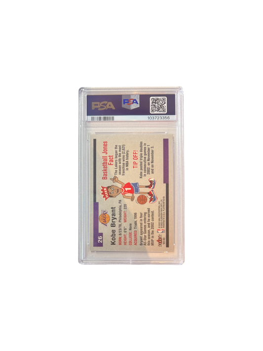 2002 Fleer Platinum Kobe Bryant PSA Card