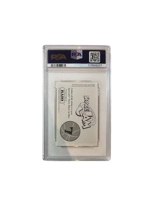 1996 BAIO Space Jam Michael Jordan sticker PSA Card