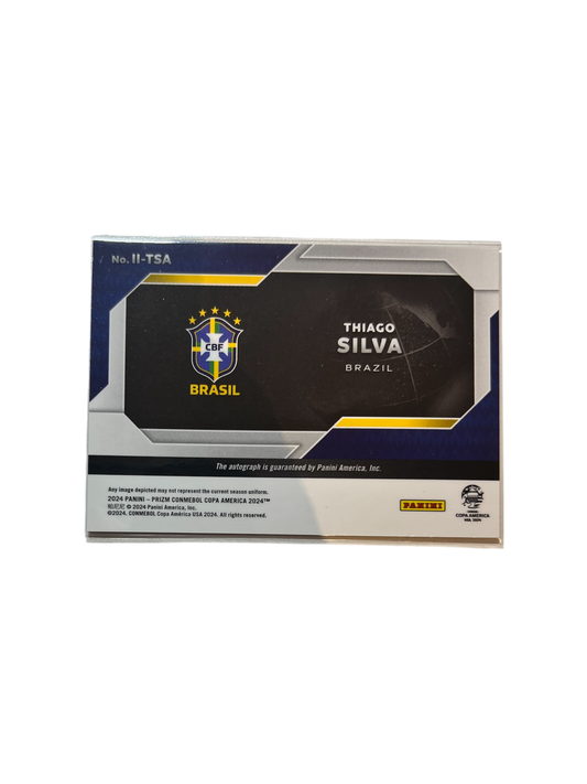 2024 Panini Prizm Thiago Silva AUTO card