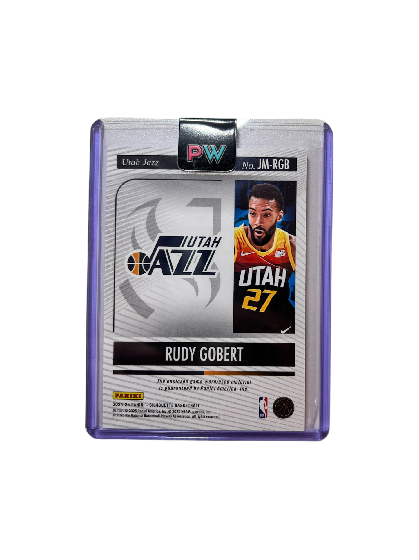 2024 Panini Silhouette Rudy Gobert JUMBO PATCH /49 card
