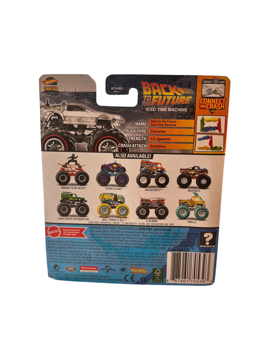 2023 Mattel Hot Wheels Monster Trucks Iced Time Machine Car Model