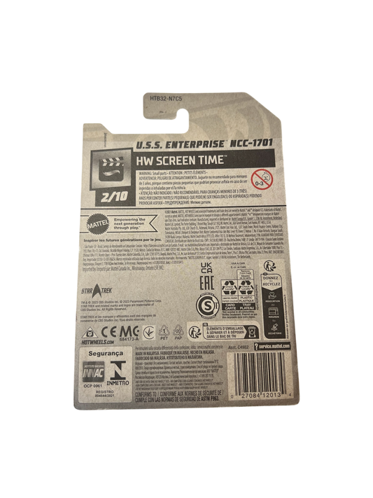 2021 Mattel Hot Wheels Star Trek USS Enterprise Car Model