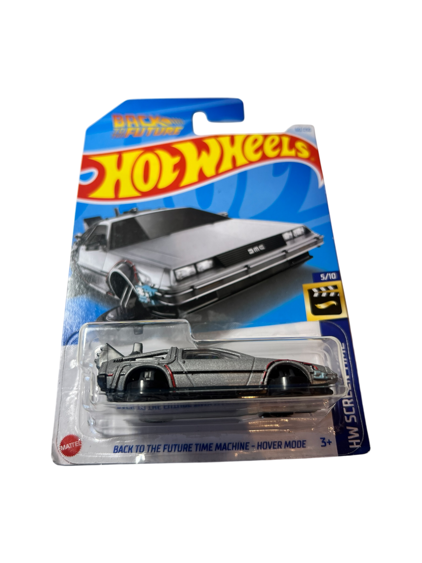 2021 Mattel Hot Wheels Back to the Future Dolorean Time Machine Hover mode Car Model