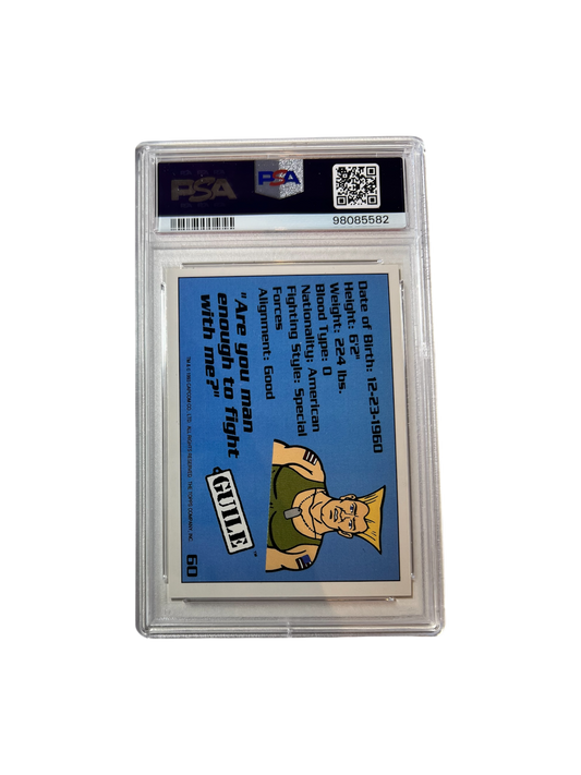 1993 Topps Street Fighter II #60 PSA Card