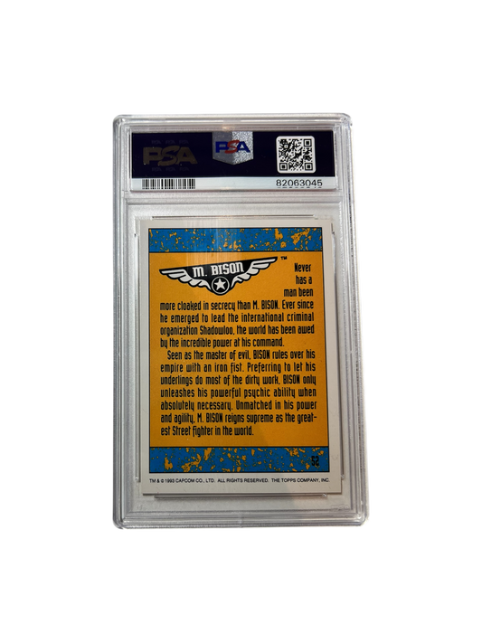 1993 Topps Street Fighter II #52 PSA Card