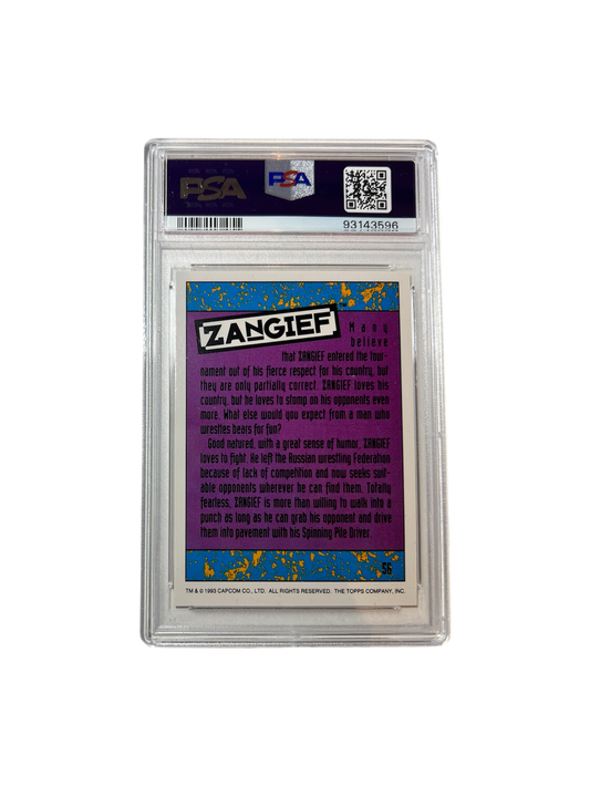 1993 Topps Street Fighter II #56 PSA Card