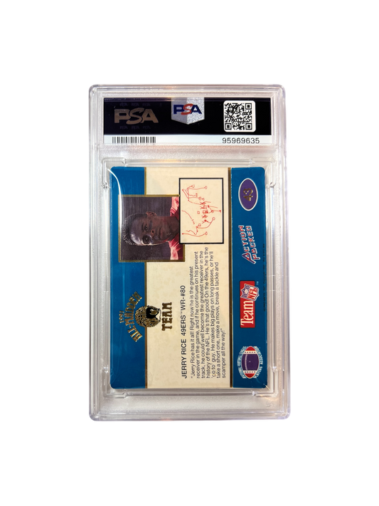 1991 Action Packed Jerry Rice 49ers #43 PSA Card