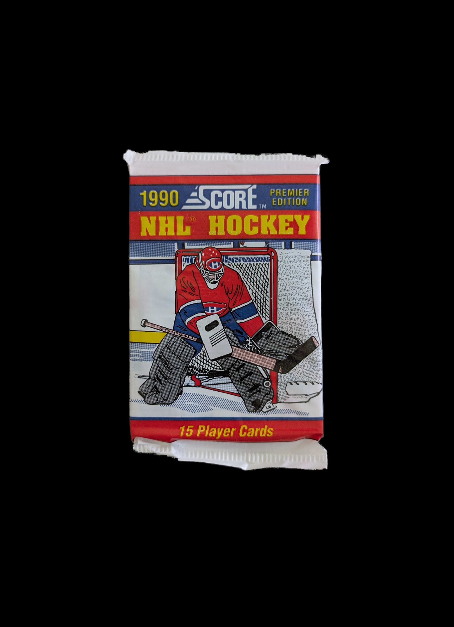 1990 Score NHL Hockey Premiere Edition Hobby Pack - Canadiens Cover