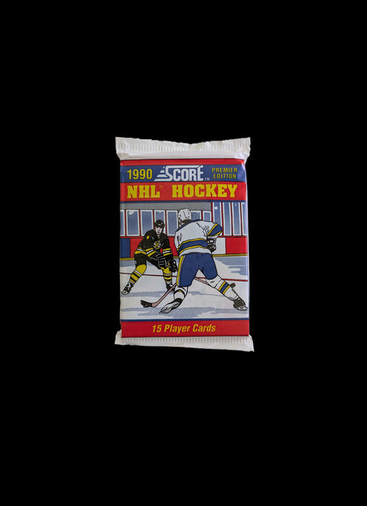 1990 Score NHL Hockey Premiere Edition Hobby 4 x Pack Bundle