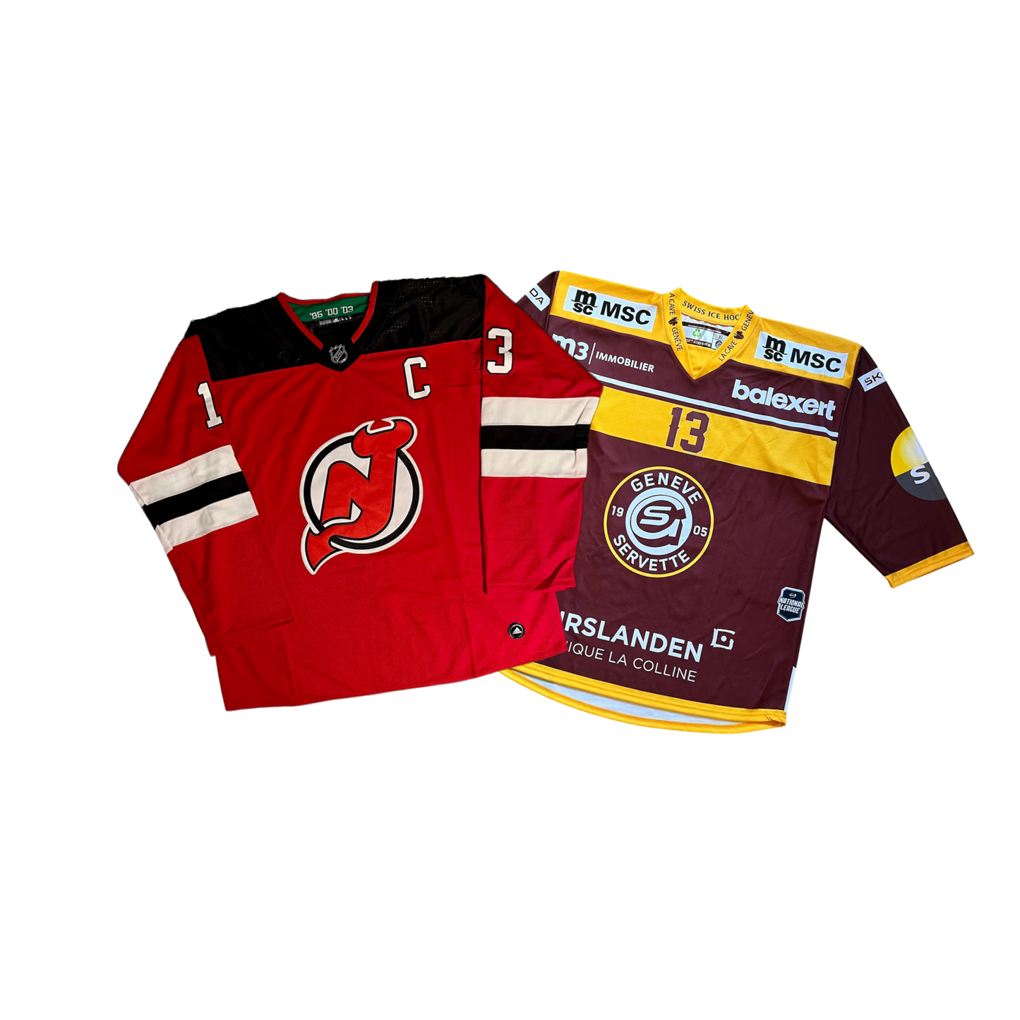 Nico & Luca Hischier signed Jerseys Brother Bundle