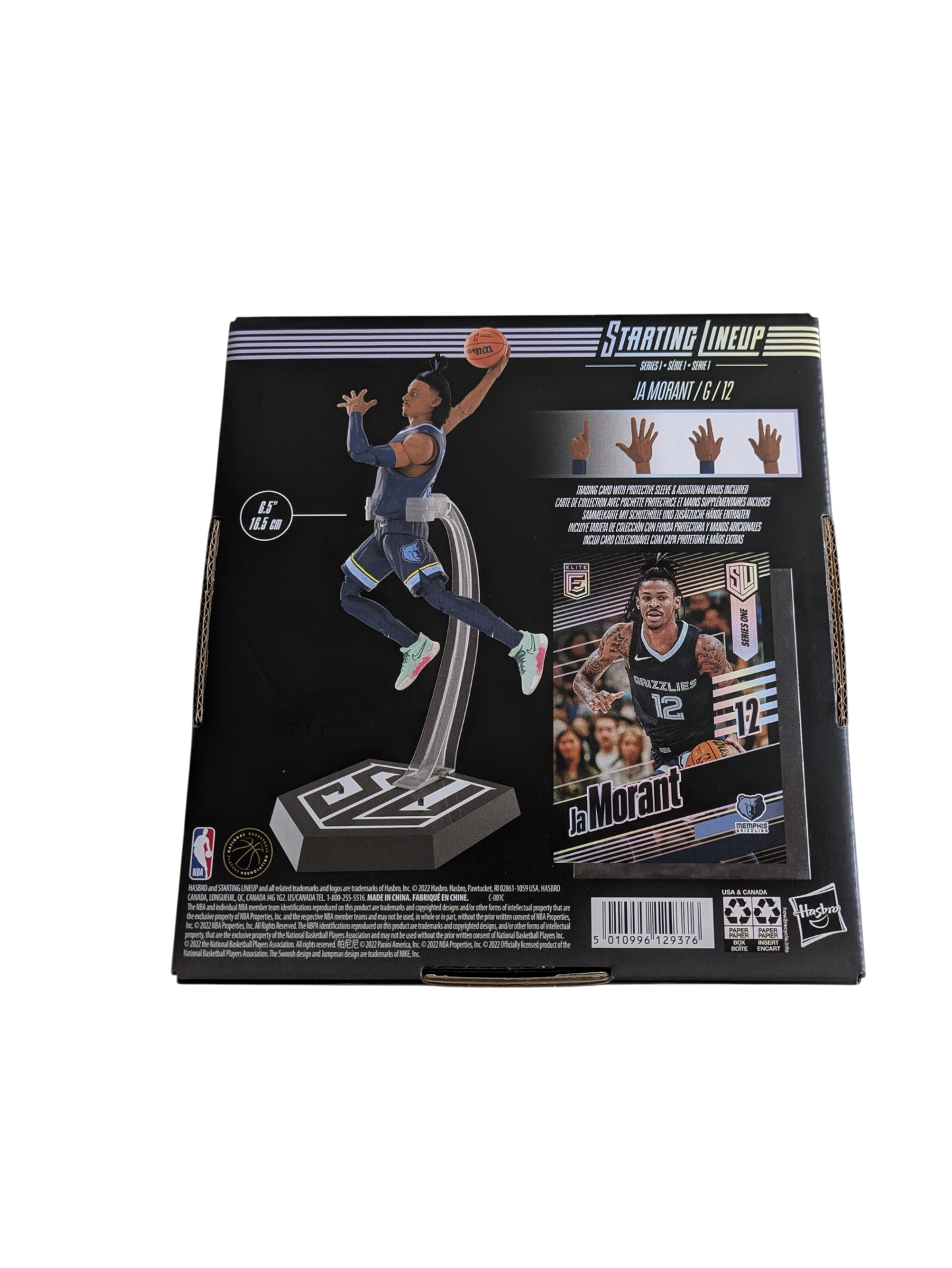 Hasbro NBA Ja Morant Starting Lineup Series 1 Action Figure