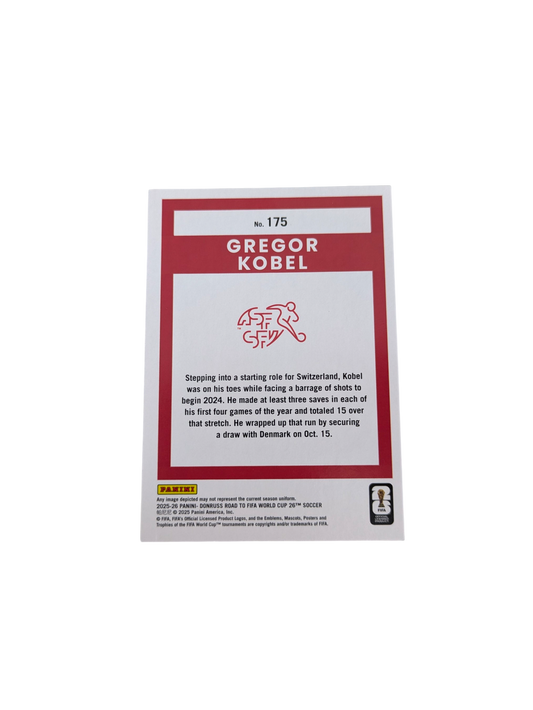 2025-26 Panini Donruss Road to World Cup Switzerland Gregor Kobel #175 card