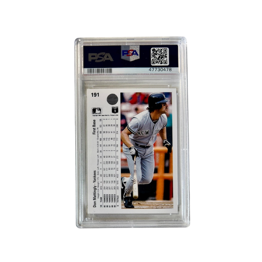 1990 Upper Deck Don Mattingly Baseball PSA Card