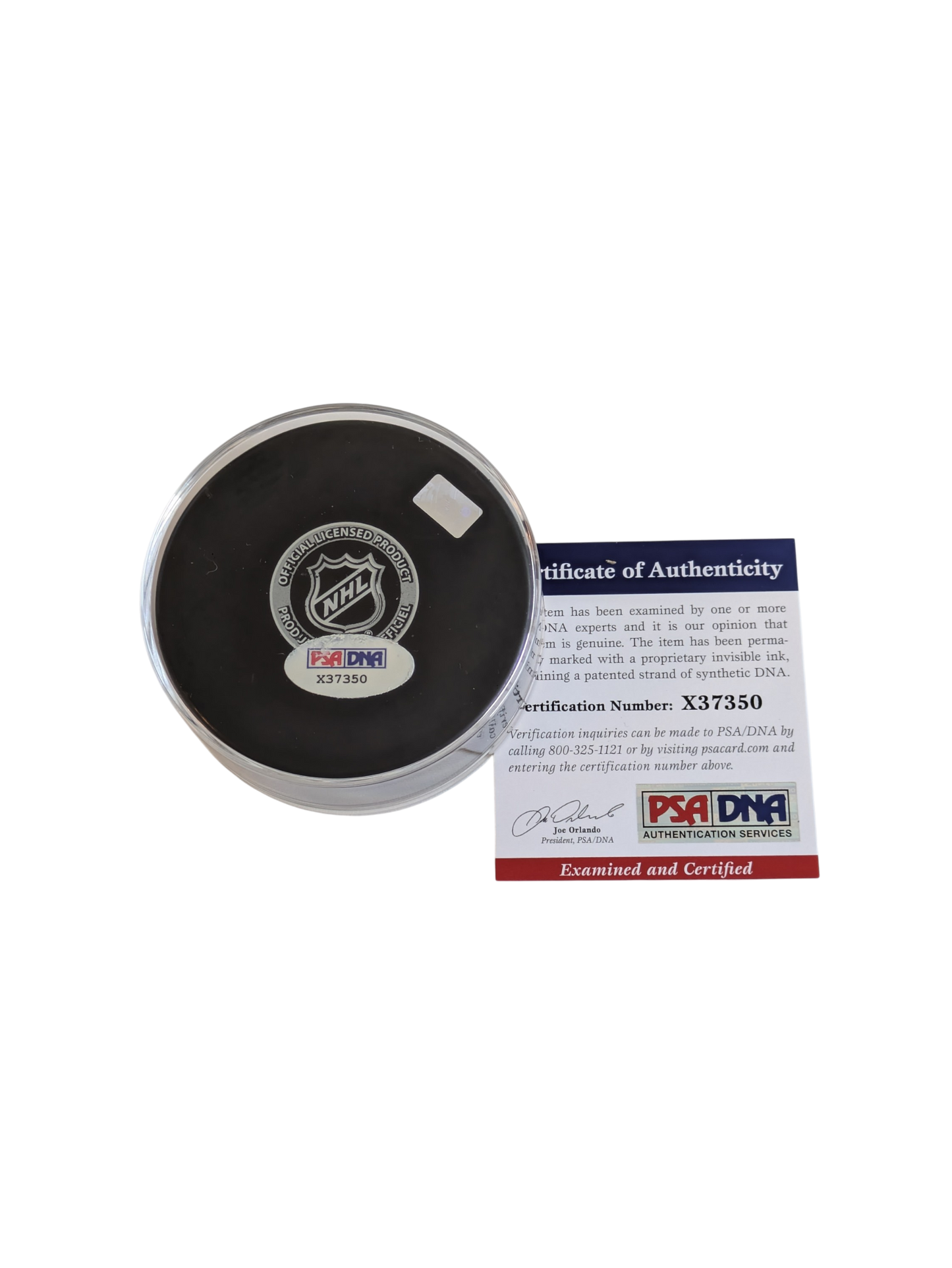 San Jose Sharks Mirco Mueller signed NHL Puck