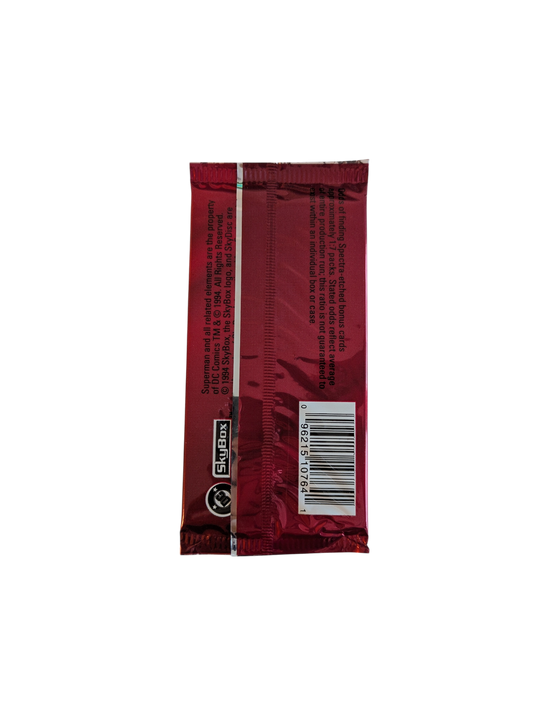 1994 Skybox The Man of Steel Superman Platinum Series Card Pack