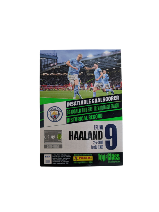 Panini Top Class Manchester City Haaland Unbeatable #262 Card