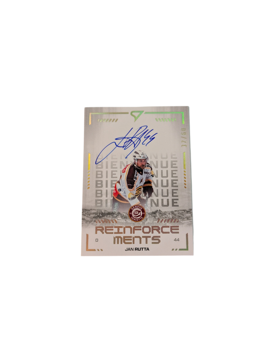 2026 SportZoo National League Reinforcements GSHC Jan Rutta Base + 32/60 Auto card