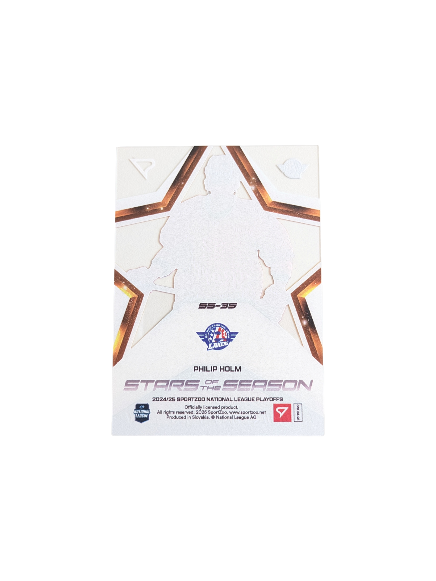 2025 SportZoo National League Rapperswil Philip Holm Auto 23/25 card