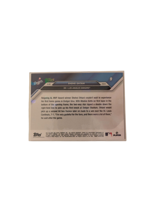 2024 Topps Now Los Angeles Dodgers Shohei Ohtani Opening Day Card