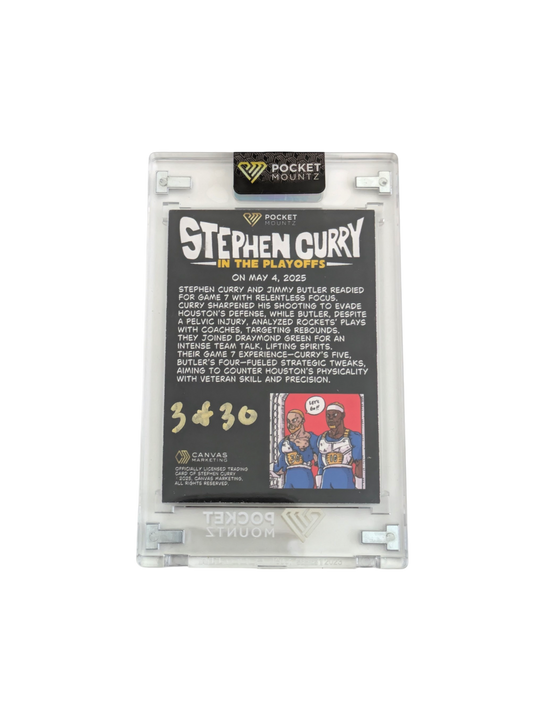 2025 Pocket Mountz Stephen Curry In The Playoffs Dragon Ball 3/30 card