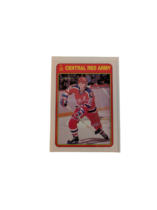 1990 O-Pee-Chee Soviet Central Red Army Bykov v Khomutov card Bundle