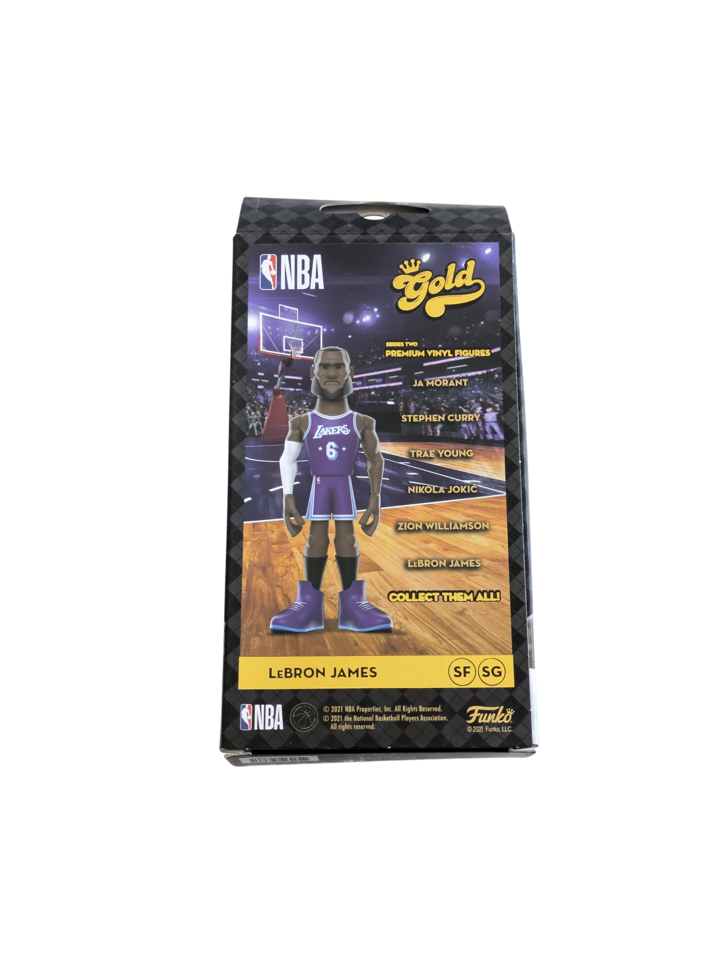Funko Pop NBA LeBron James City Edition Jersey Vinyl Action Figure