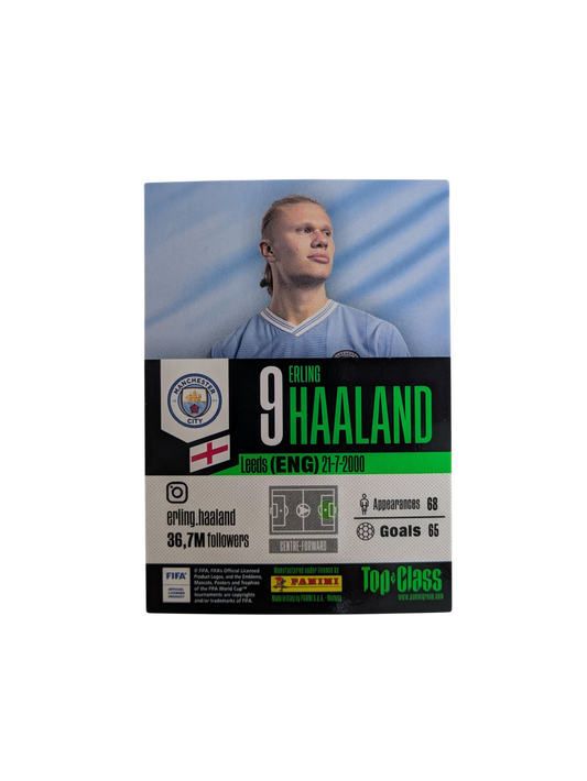 Panini Top Class Manchester City Haaland Rainbow Master #202 Card