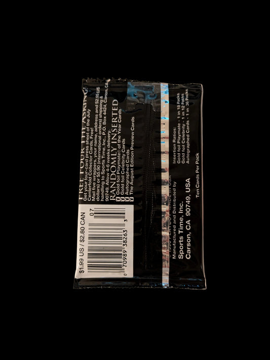 1996 Playboy Centerfold Collector Cards Pack - July Edition