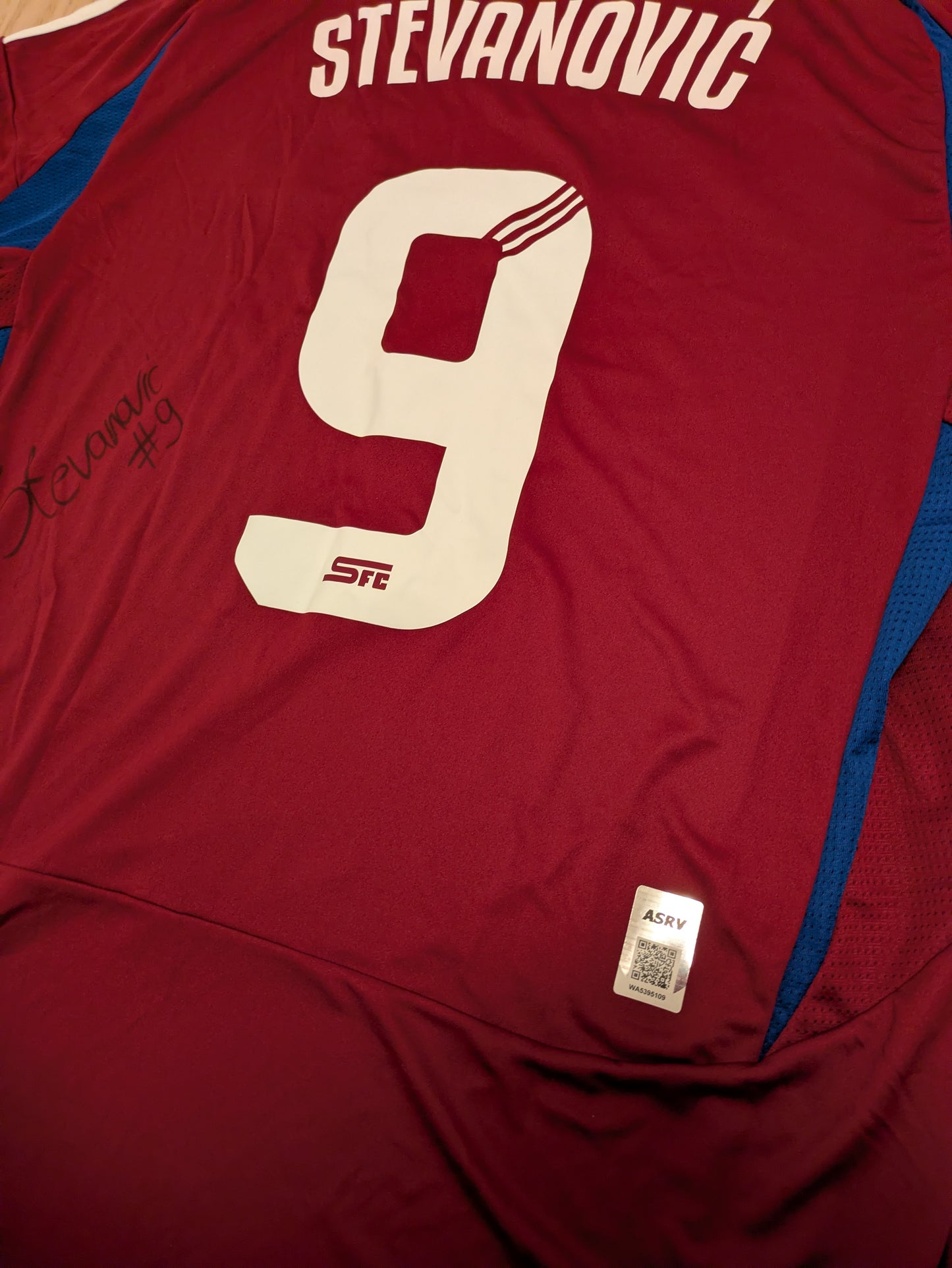 Servette Football Club Miroslav Stefanovic signed Jersey