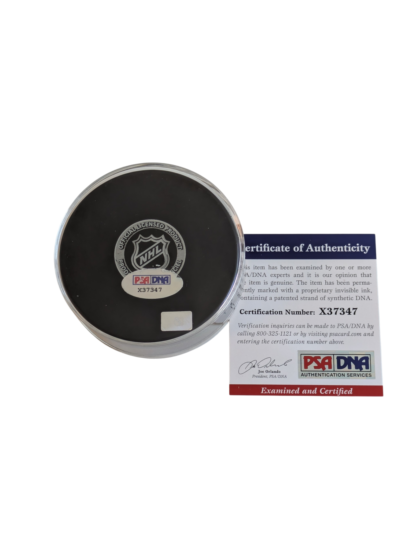 San Jose Sharks Mirco Mueller signed NHL Puck