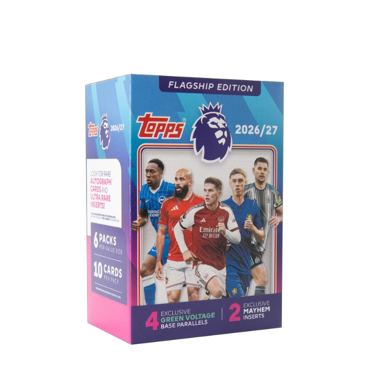 2026-27 Topps EPL Football Flagship Edition Value Box