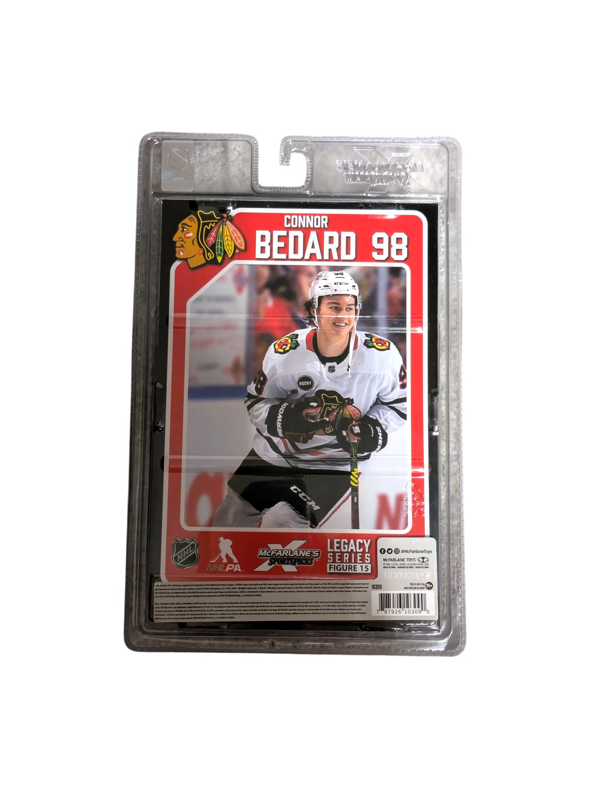 2024 McFarlane Chicago Blackhawks Connor Bedard Action Figure