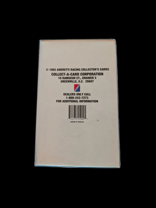 1992 Collect-a-Card Andretti Racing Collector's Cards Hobby Box