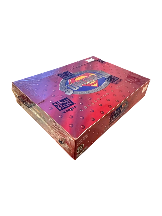 1994 Skybox The Man of Steel Superman Platinum Series Cards Box